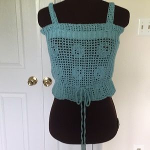 Hand Crochet top just gorgeous.